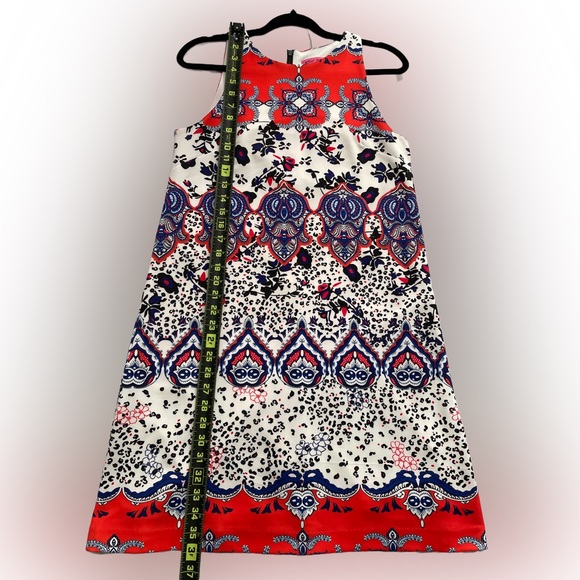 Betsey Johnson Women’s Scuba Multicolor Midi Dress Size:6 - Picture 4 of 6